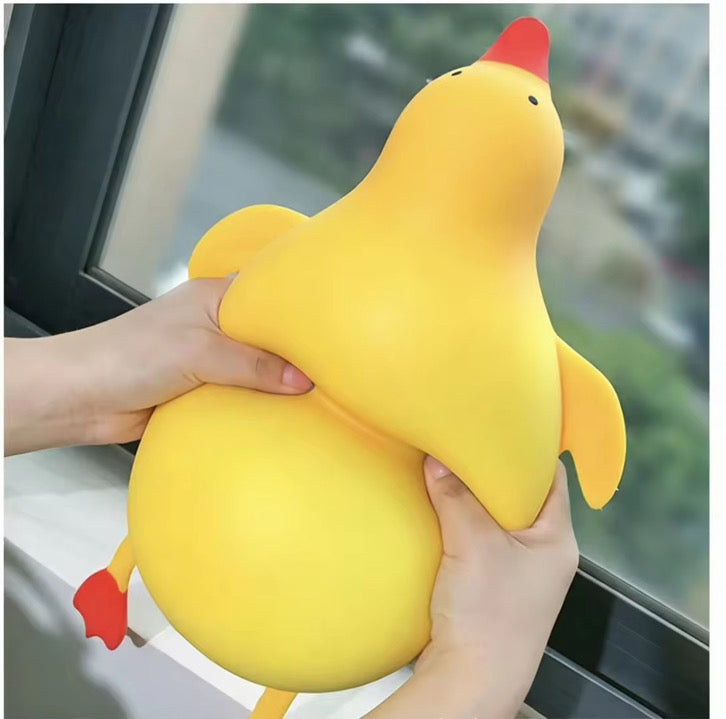 Squishy Toy - Laying Down Duck, Jumbo - PREORDER