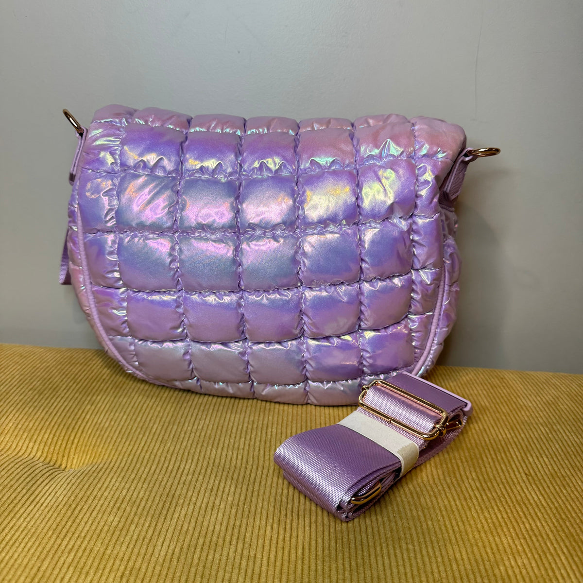 The Roni Nylon Crossbody - Puffer