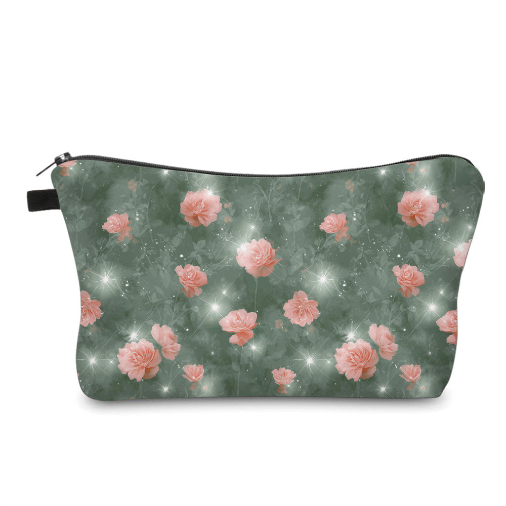 Bundled Set - Roni & Pouch - Sage Green Star Roses