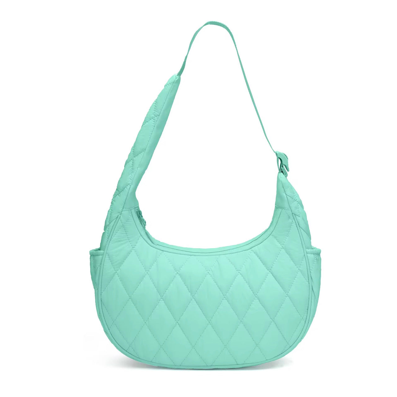 Cleo - Quilted Crescent Handbag - PREORDER 9/10-9/13