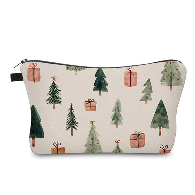 Pouch - Christmas Tree Watercolor - PREORDER