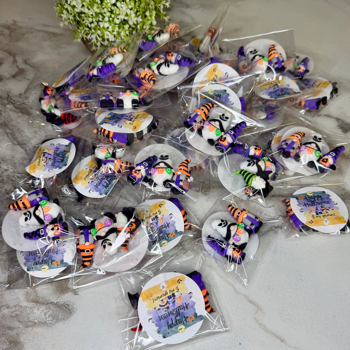 Gnome Figurines - Halloween Assortment (3 pack) - 20% off Sticker