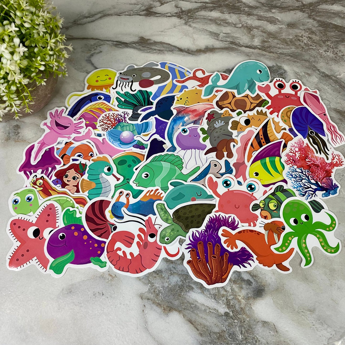 Stickers - Cartoon Under The Sea