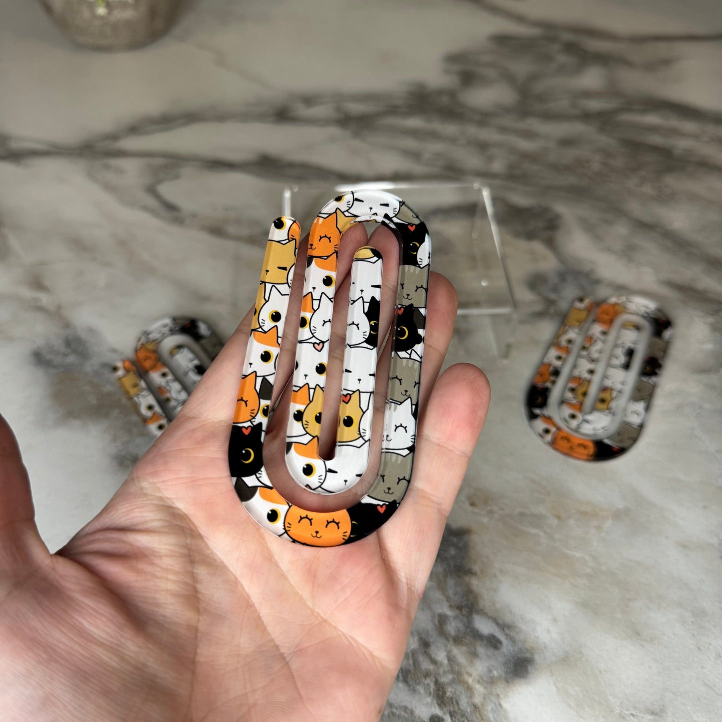 Jumbo Paperclip - Cats