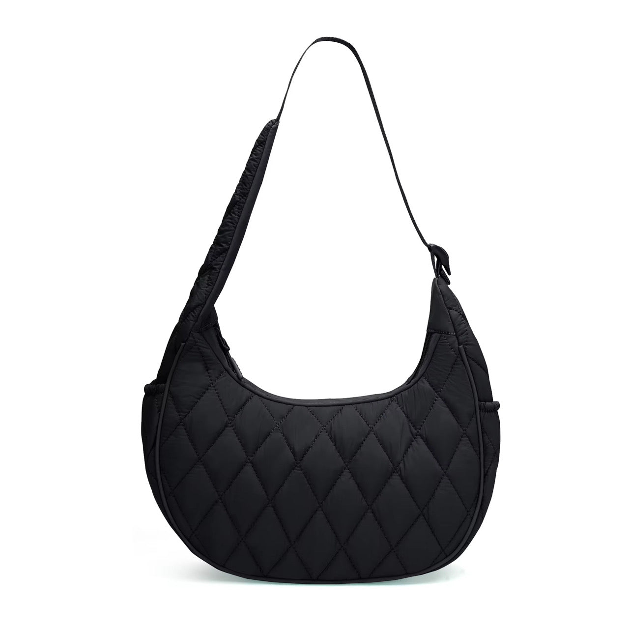 Cleo - Quilted Crescent Handbag - PREORDER 9/10-9/13