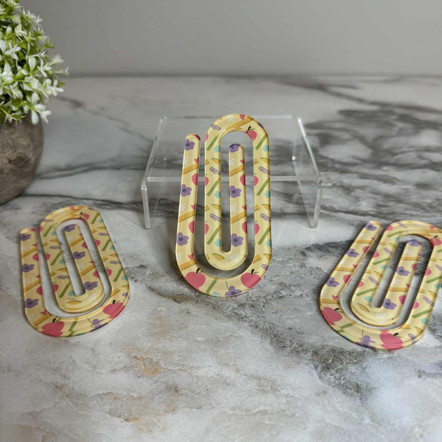 Jumbo Paperclip - Teacher Things Yellow