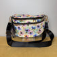 The Roni Nylon Crossbody - Watercolor Poppy Floral