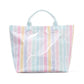 April Vinyl Tote Bag - Stripes