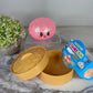 Squishy Toy - Viral Dumpling, Pink Glitter + Water Beads