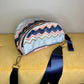 The Roni Nylon Crossbody - Christmas Snowflake Blue Pink