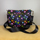 The Roni Nylon Crossbody - Halloween Fall Skull Check Floral Star