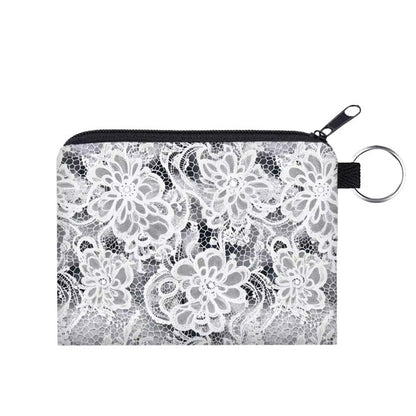 Mini Pouch - Lace Black Grey