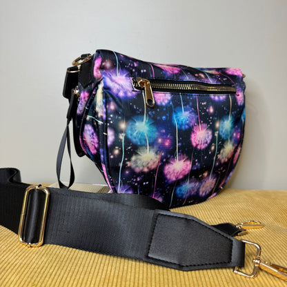The Roni Nylon Crossbody - Rainbow Dandelion