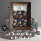 Blanket Halloween #9 - Floral Skull - PREORDER ends 7/25