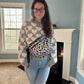 The Roni Nylon Crossbody - Rainbow Animal Print