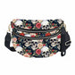 The Roni Nylon Crossbody - Skull Floral
