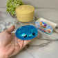 Squishy Toy - Viral Dumpling, Slow Rise Glitter - Blue