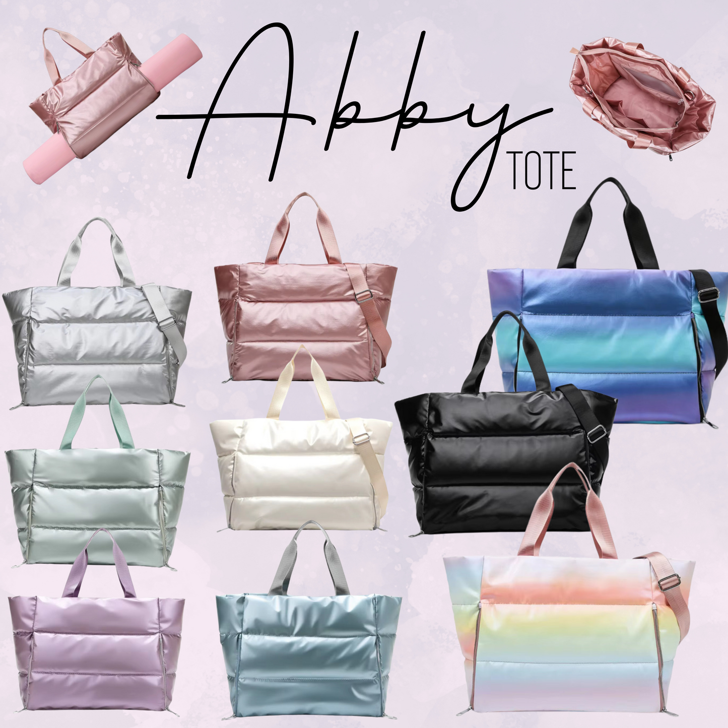 Abby - Puffer Tote - PREORDER ENDS 10/24