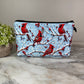 Pouch - Winter Blue Cardinal