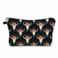 Pouch - Animal Bull Skull Floral