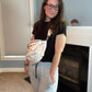 The Roni Nylon Crossbody - Checkered Beige