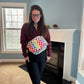 The Roni Nylon Crossbody - Checkered Colorful White
