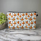 Pouch - Butterfly Grey Orange