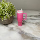 Keychain - Lip Balm Tumbler #3 Frosted Glow-In-The-Dark