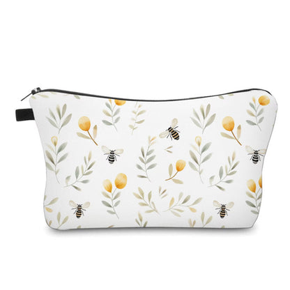 Pouch - Bee Floral Leaves