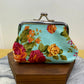 Clamshell Coin Purse Wallet (Smaller) - Floral
