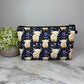 Pouch - Highland Cow Purple Floral