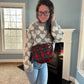 The Roni Nylon Crossbody - Red Plaid