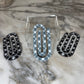 Jumbo Paperclip - Black & White Plaid