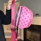 The Roni Nylon Crossbody - Light Pink Hearts