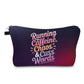 Pouch - Humor Adult, Caffeine Chaos Cuss Words
