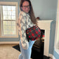 The Roni Nylon Crossbody - Red Plaid
