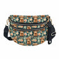 The Roni Nylon Crossbody - Highland Cow Cactus