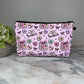 Pouch - Book Heart Romance TBR, Pink