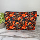Pouch - Skull Orange Tie Dye