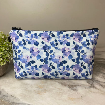 Pouch - Floral Purple Hydrangea