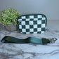 Rue - Nylon Wristlet Wallet - Olive Check
