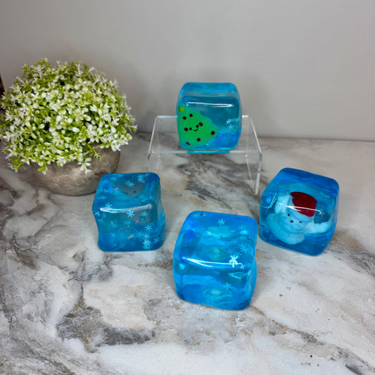 Squishy Toy - Christmas Charm Cube