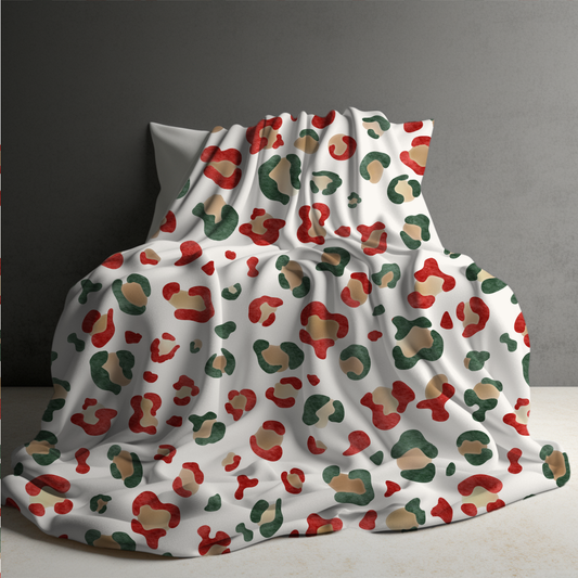Blanket - Christmas - Animal Print - PREORDER