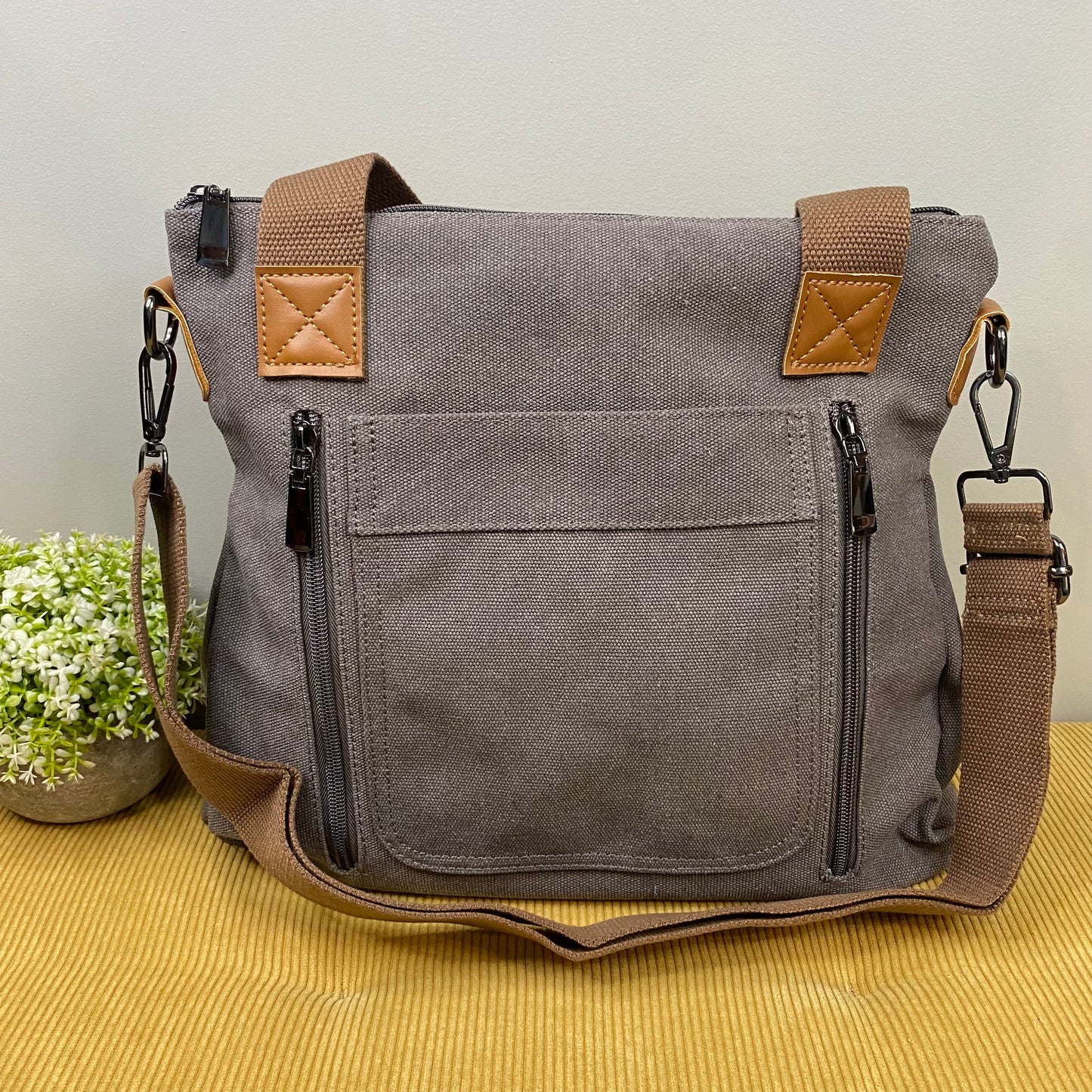 Caitlin - Canvas Satchel - PREORDER 3/11-3/14