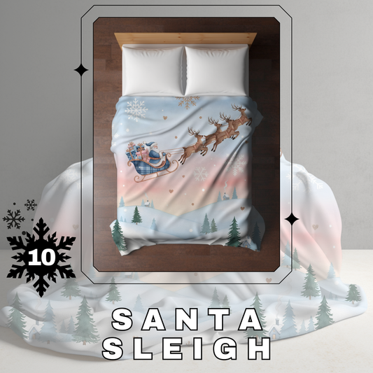 Blanket Christmas - Santa Sleigh - PREORDER