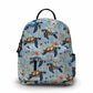 Mini Backpack - Floral Turtle