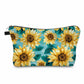 Pouch - Floral Sunflower Mint