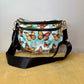 The Roni Nylon Crossbody - Butterfly Orange Teal