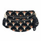 The Roni Nylon Crossbody - Bull Skull Floral