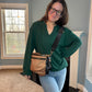 The Roni Nylon Crossbody - Bronze + Black